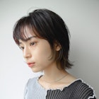 顔まわりレイヤーカットショート艶髪イルミナカラー