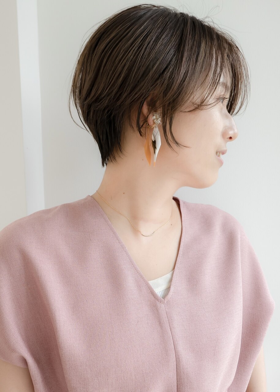 大人ショートボブ