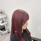 ブリーチカラー カシスレッド