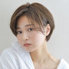 黒髪/ボブルフ/ネビージュ/小顔/ワンレン/イメチェン/前髪/ 1043