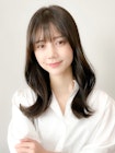 前髪マルチダボブピンクベージュインナーグレージュ髪質改善