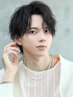 センターパートウルフ【ツイスト】