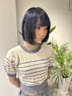 ボブ×ネイビーブルー
