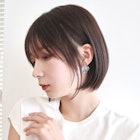 似合わせカット×丸みボブ