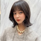 大人かわいいナチュラルスタイル/顔周りレイヤースタイル