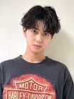 マッシュパーマ 束感ショート 波巻き 韓国風 プードルパーマ
