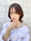 大人のボブウルフスタイル　