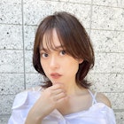 大人のボブウルフスタイル
