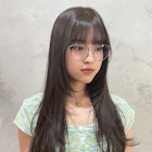 韓国レイヤースタイル×オリーブグレージュ