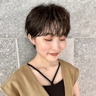 無造作ウェーブのマッシュショート