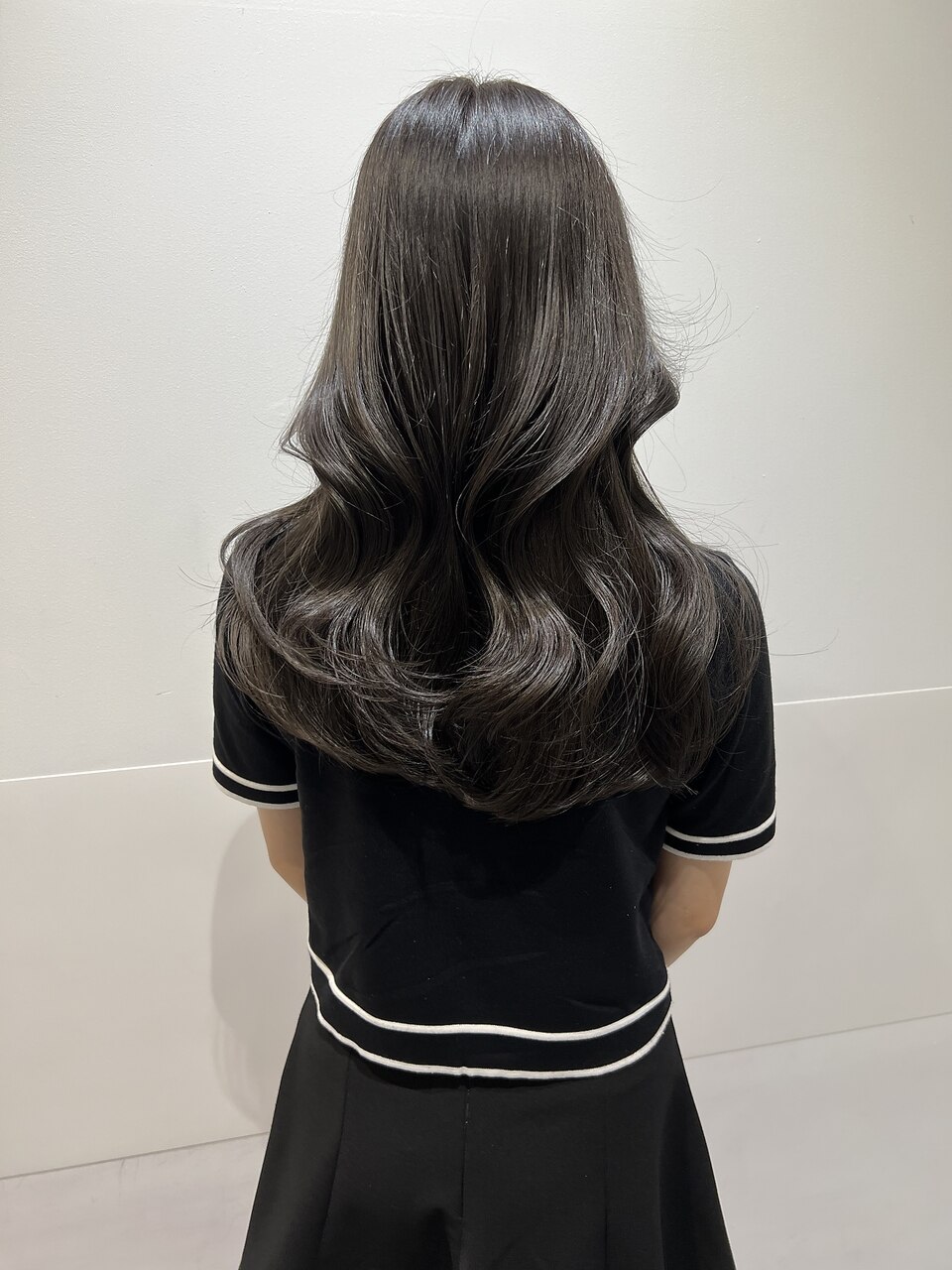 くびれヘアグレージュオルチャン小顔前髪2wayバングワンホン韓国