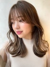 大人可愛い2way レイヤーカット　サイドバング