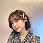 ピンでアレンジしても可愛いのは顔周りカット!!