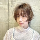 大人かわいい/ショートボブ/フェザーバング/シースルーバング