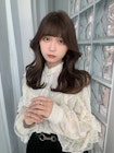 チョコレートカラー/顔周りカット/韓国ヘア/天神