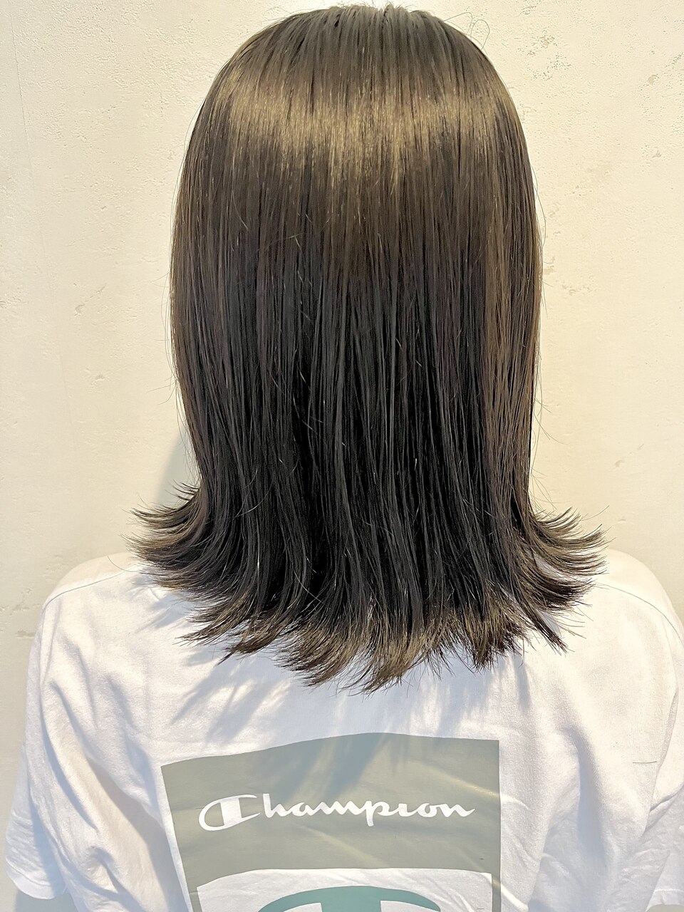 グレージュ×ボブ