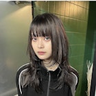 韓国レイヤーカットワンホンヘアロングウルフカット姫カット