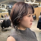 【 くびれボブ × ラベンダーブラウン 】浅野美紀