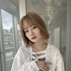 くびれボブ×ミルクティーベージュ