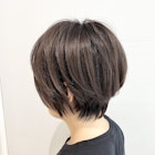 前下がりショートボブ ハイライトカラー 【銀座】福田
