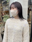 ブリーチなしダブルカラー ラベンダーグレージュ/落合
