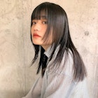 フェイスレイヤー / パツっとミディストレート