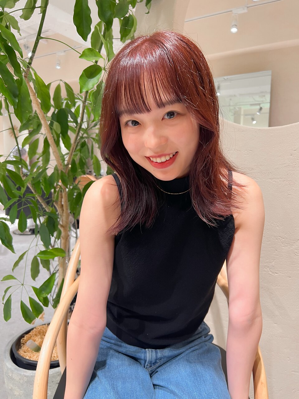 チェリーピンク×チェリーカラー×赤髪×くびれ×10代20代30代