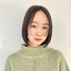 【Un ami】阿部遥奈 20代30代大人切りっぱなしボブ