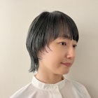 モスグリーン×マッシュショート