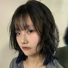 【 無造作ラフパーマ × ブルーアッシュ 】浅野美紀