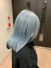 透け感ペールブルー