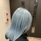 透け感ペールブルー