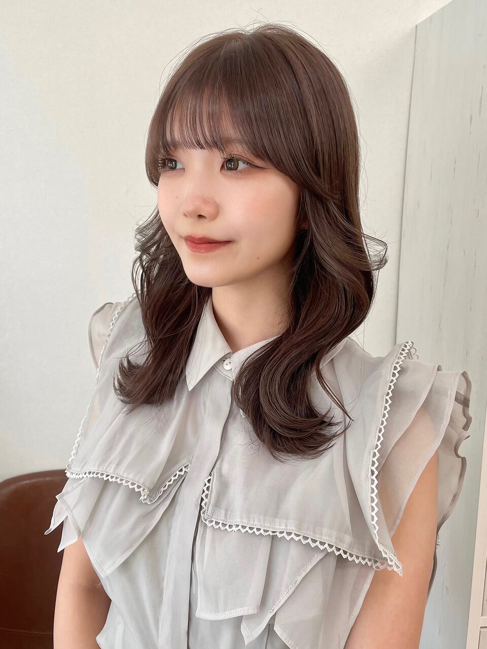 ラベンダーブラウン　くびれスタイル