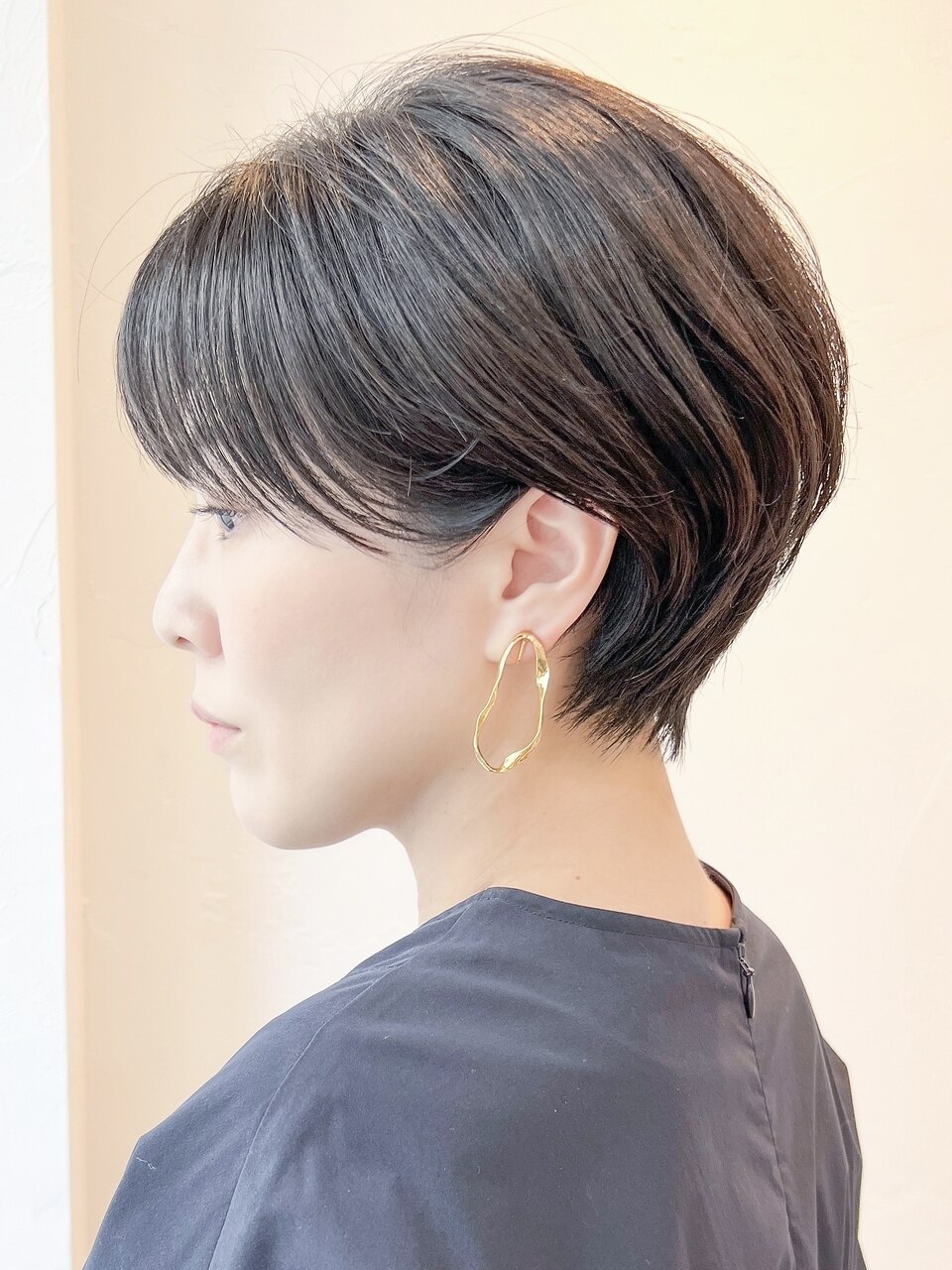 絶壁解消大人ナチュラルショート★40代50代60代　西宮