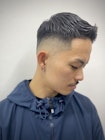 スキンフェード×フェザーアップ