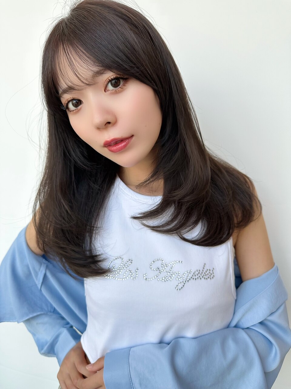 大人可愛い韓国ヘア　くびれヘア　似合わせ顔まわりカット#