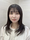 韓国ヘアレイヤーカットミディアムシースルーバング