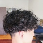 黒髪にキマる★スペイン風プードルパーマ