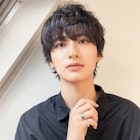 メンズ小顔マッシュ/サイドグラデーション/韓国ウルフショート