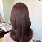 〇ピンクブラウン ブリーチなし ピンクラベンダー