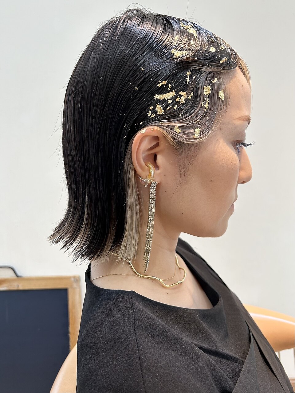 フィンガーウェーブで作るお呼ばれヘア