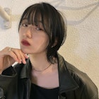 【 ショートウルフ × オリーブグレージュ 】 浅野美紀