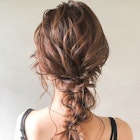 編みおろしおすすめ!ハーフアップゆるふわ巻き#091d1117