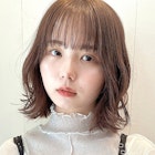 ゆるふわパーマ/ウェーブヘア/顔まわりカット/小顔カット