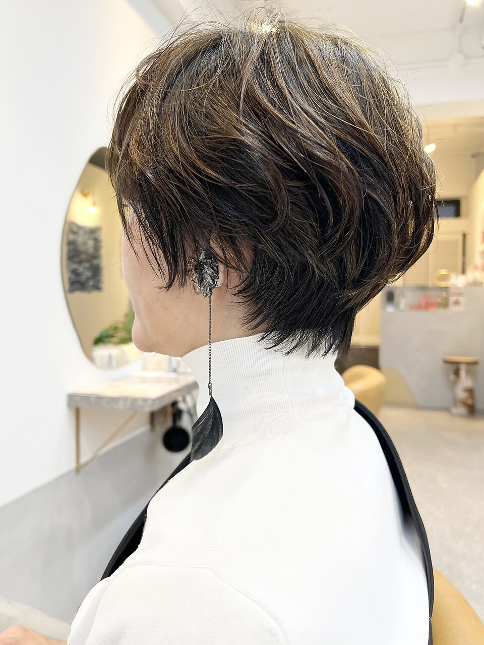 ★くびれレイヤーグレージュカラーニュアンスショート