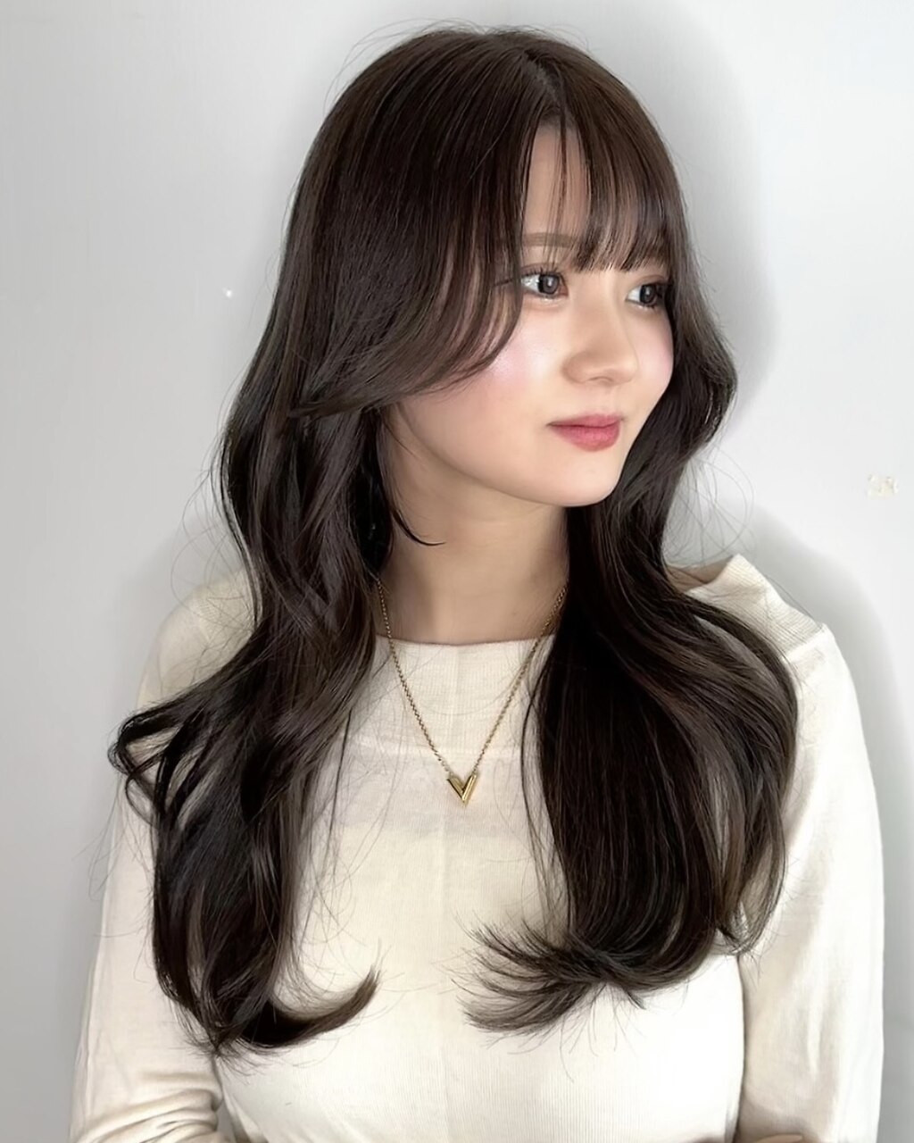  【くびれて小顔魅せ】透明感◎上品な色っぽレイヤーロング