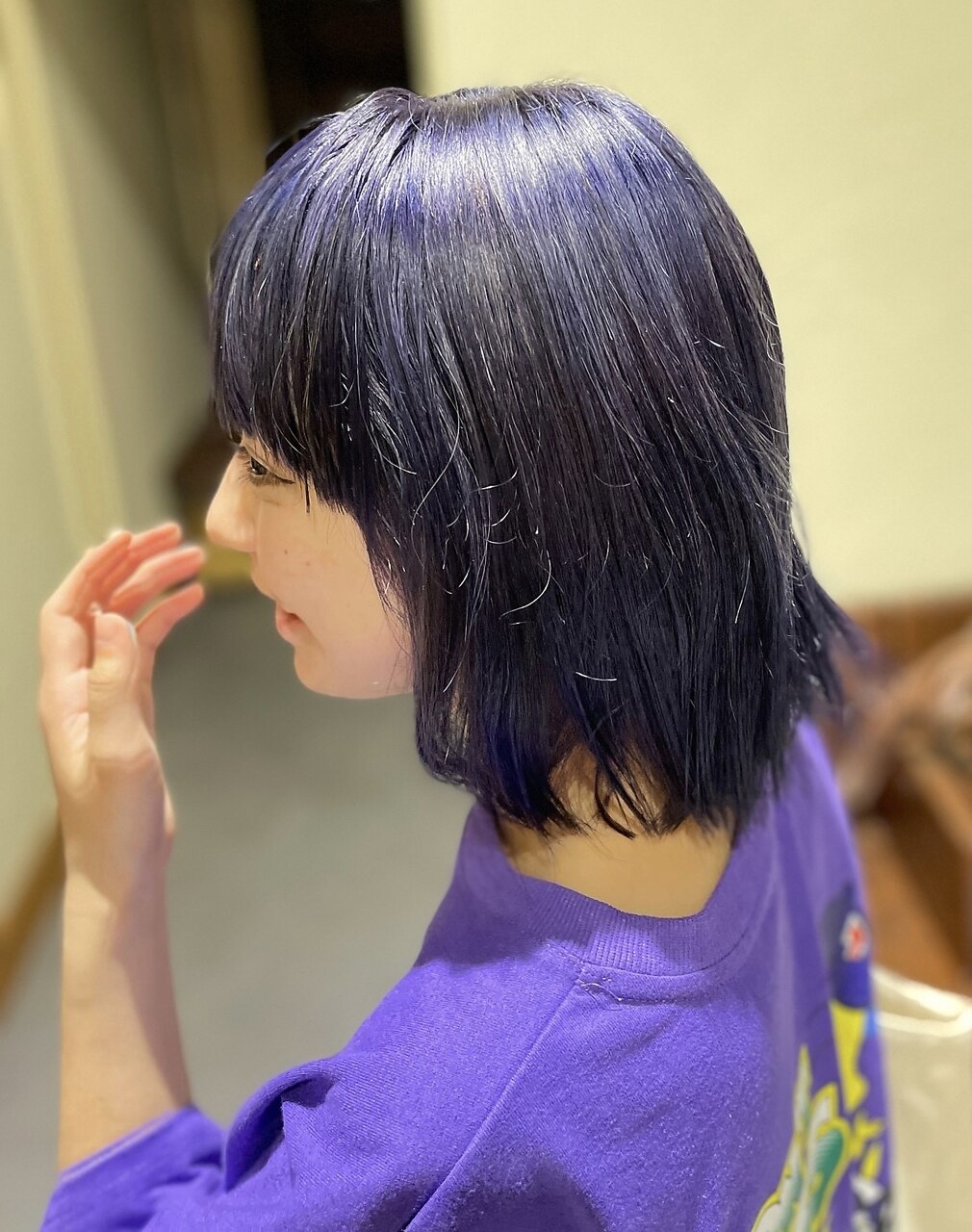 ミディアム×ブルーパープル