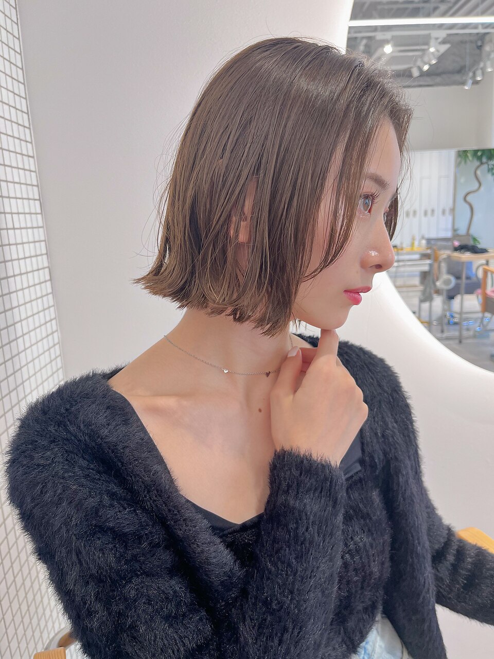 長め前髪大人ボブ　○堀越太真樹