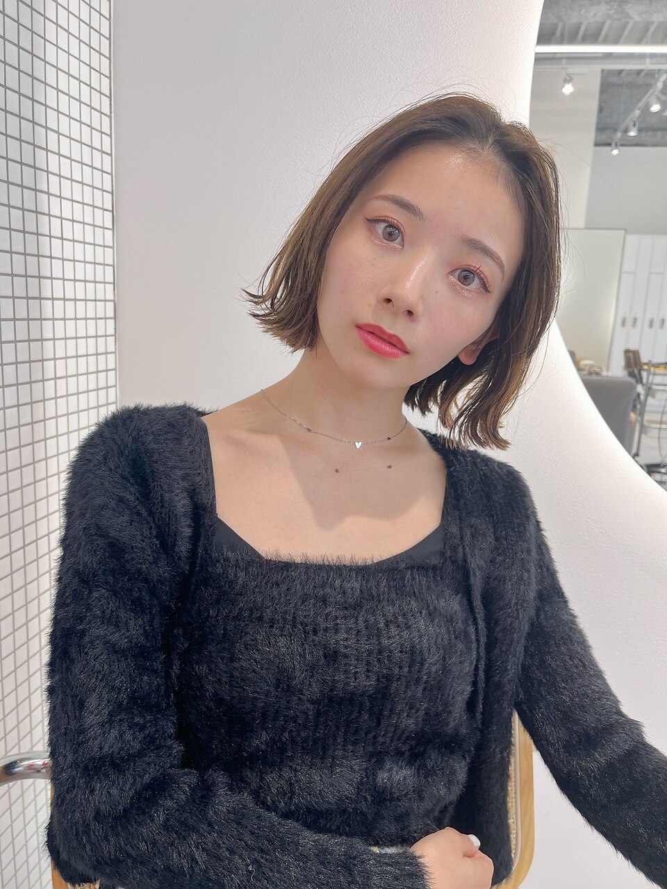 長め前髪大人ボブ　○堀越太真樹