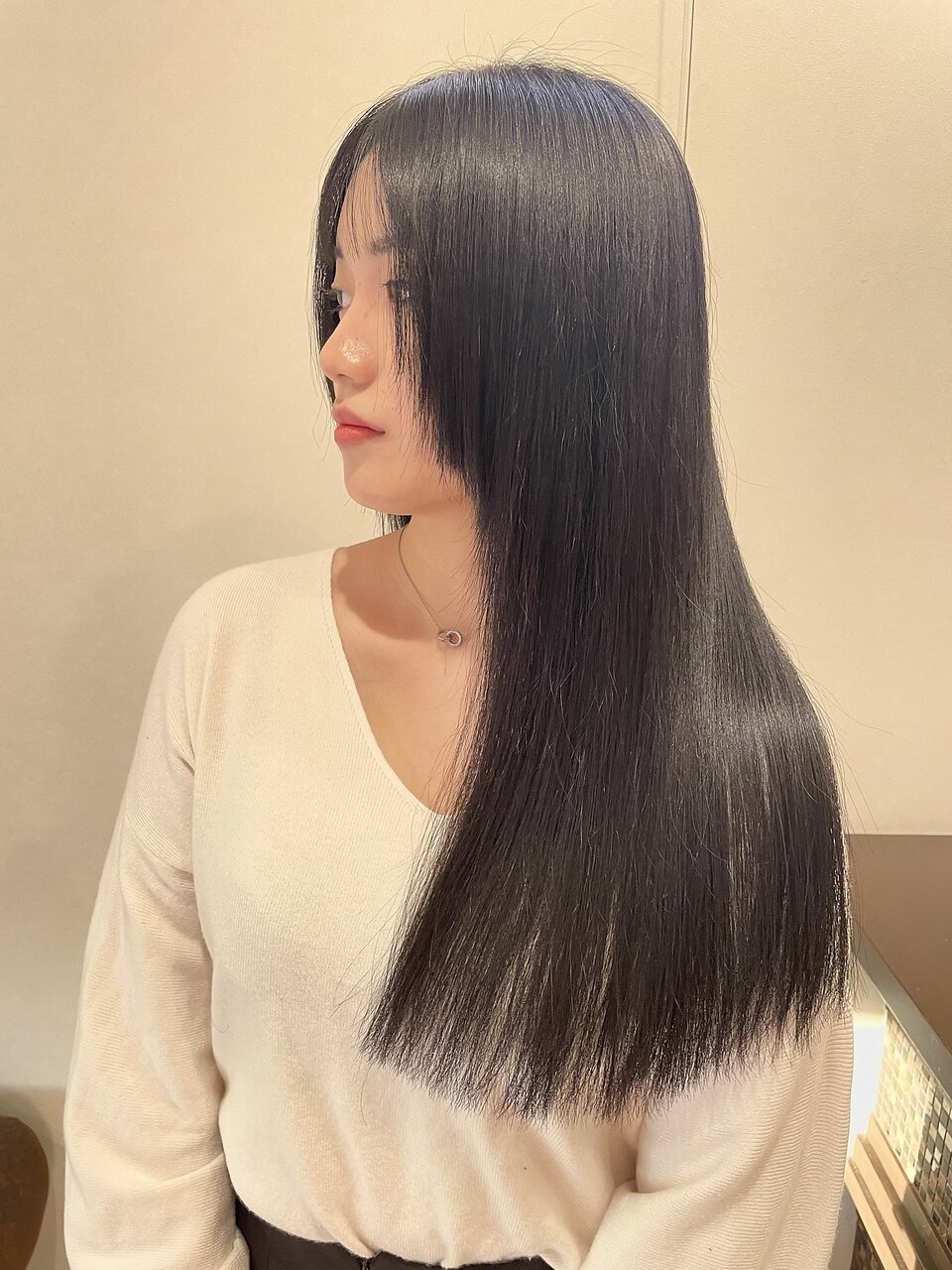 酸性ストレート艶ロング